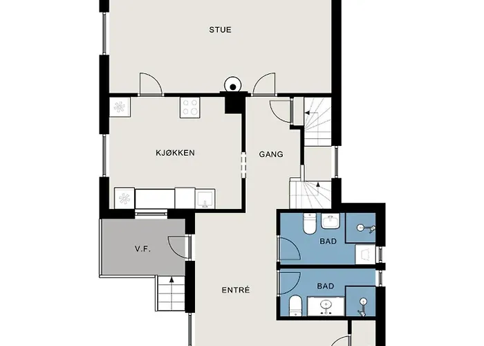 Feriehus Valen House,